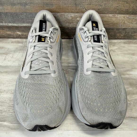 Brooks Adrenaline GTS 24 Men's Size 11.5 Grey Running Shoes Sneakers 1104371D084 - Picture 6 of 9